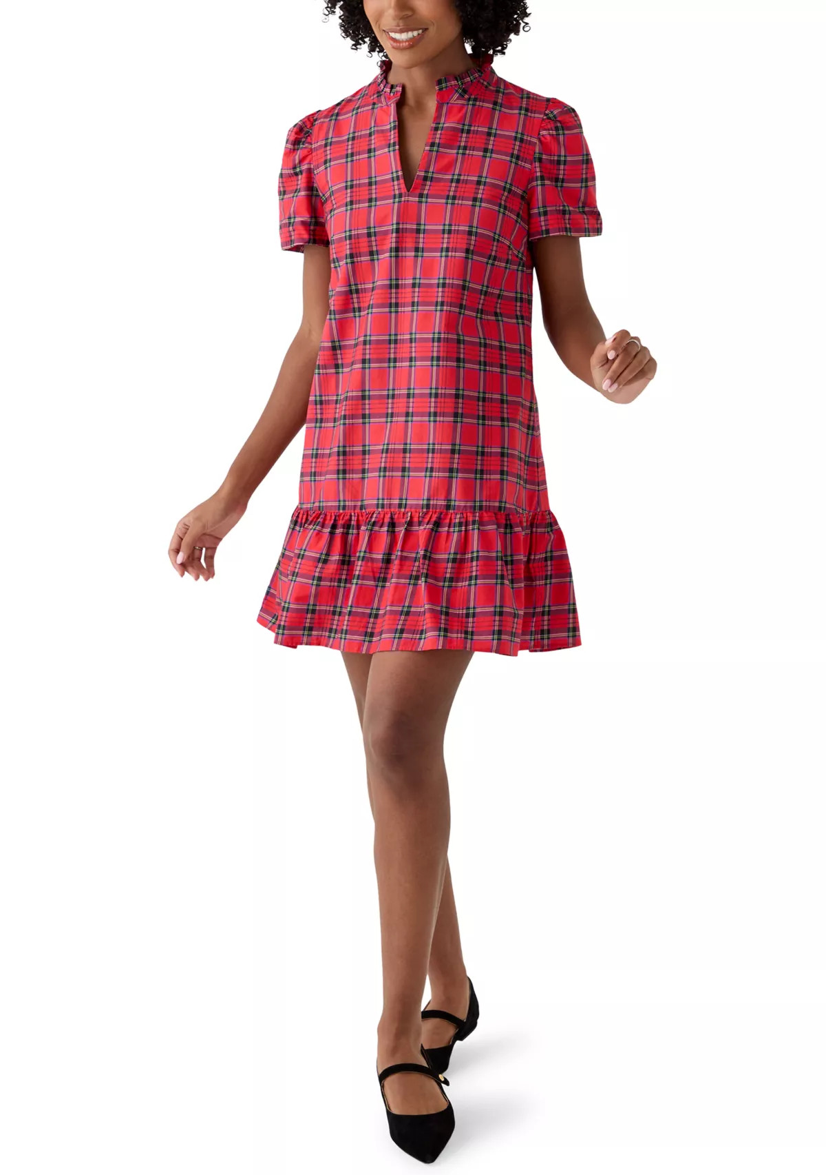 Women's Notch Neck Shirt Dress | Belk