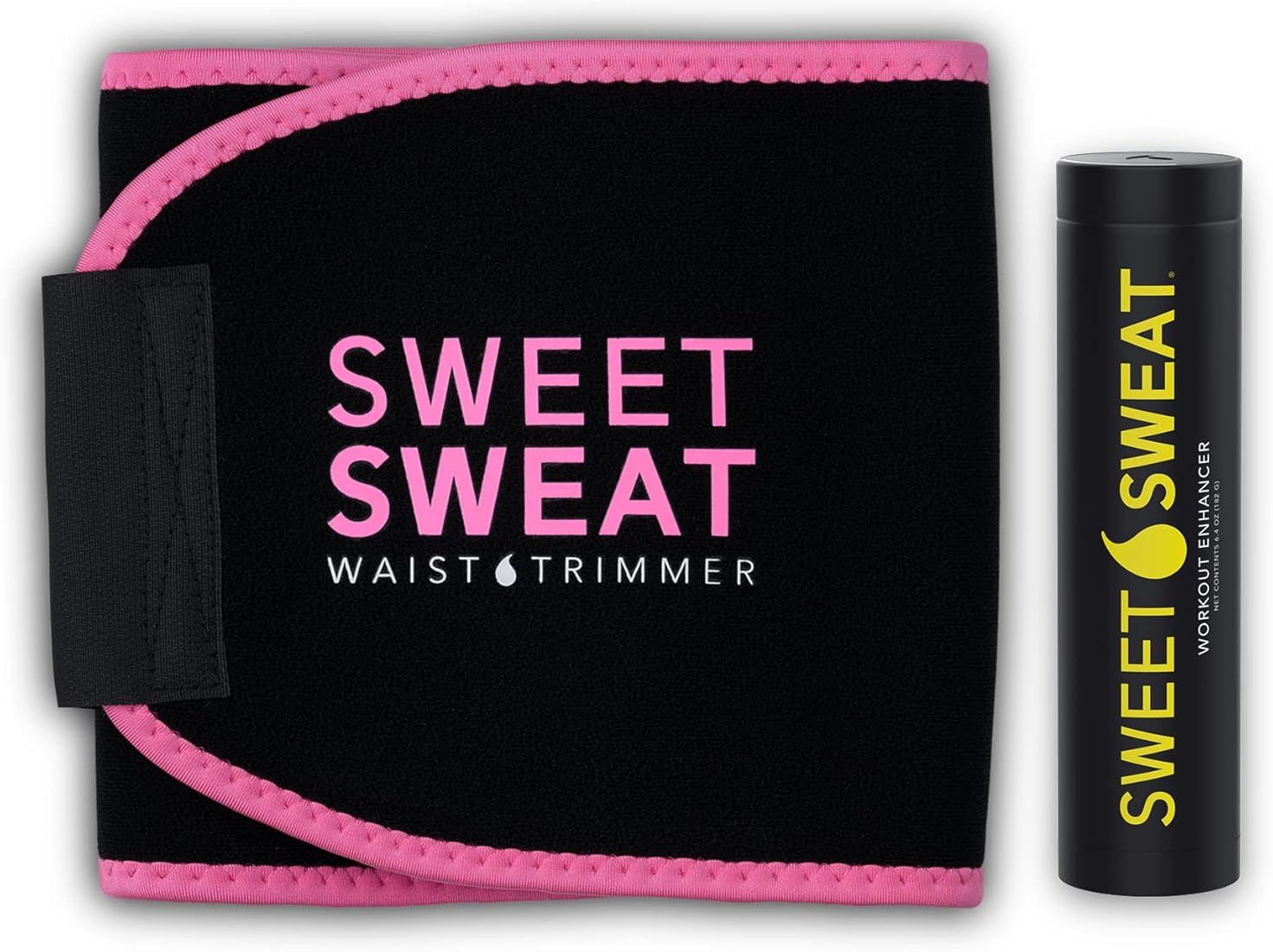 Sports Research Sweet Sweat Original Waist Trimmer (Pink, Medium) & Sweet Sweat Original Stick (6... | Amazon (US)
