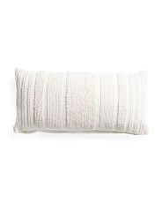 14x28 Textured Lumbar Pillow | TJ Maxx