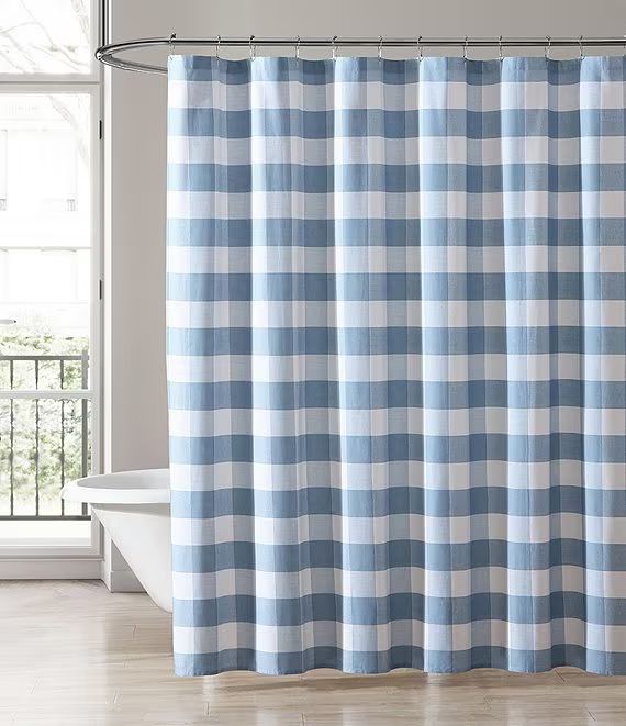 Cynthia Cotton Twill Shower Curtain | Dillard's