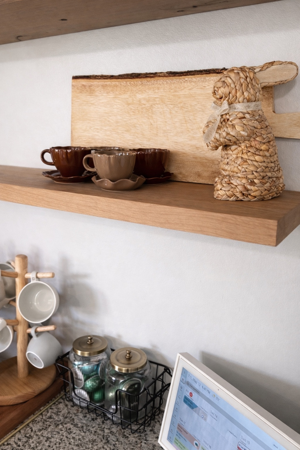 Spring Accents with Easter flair over our coffee bar☕️🐰

#LTKSeasonal #LTKHome #LTKSpringSale