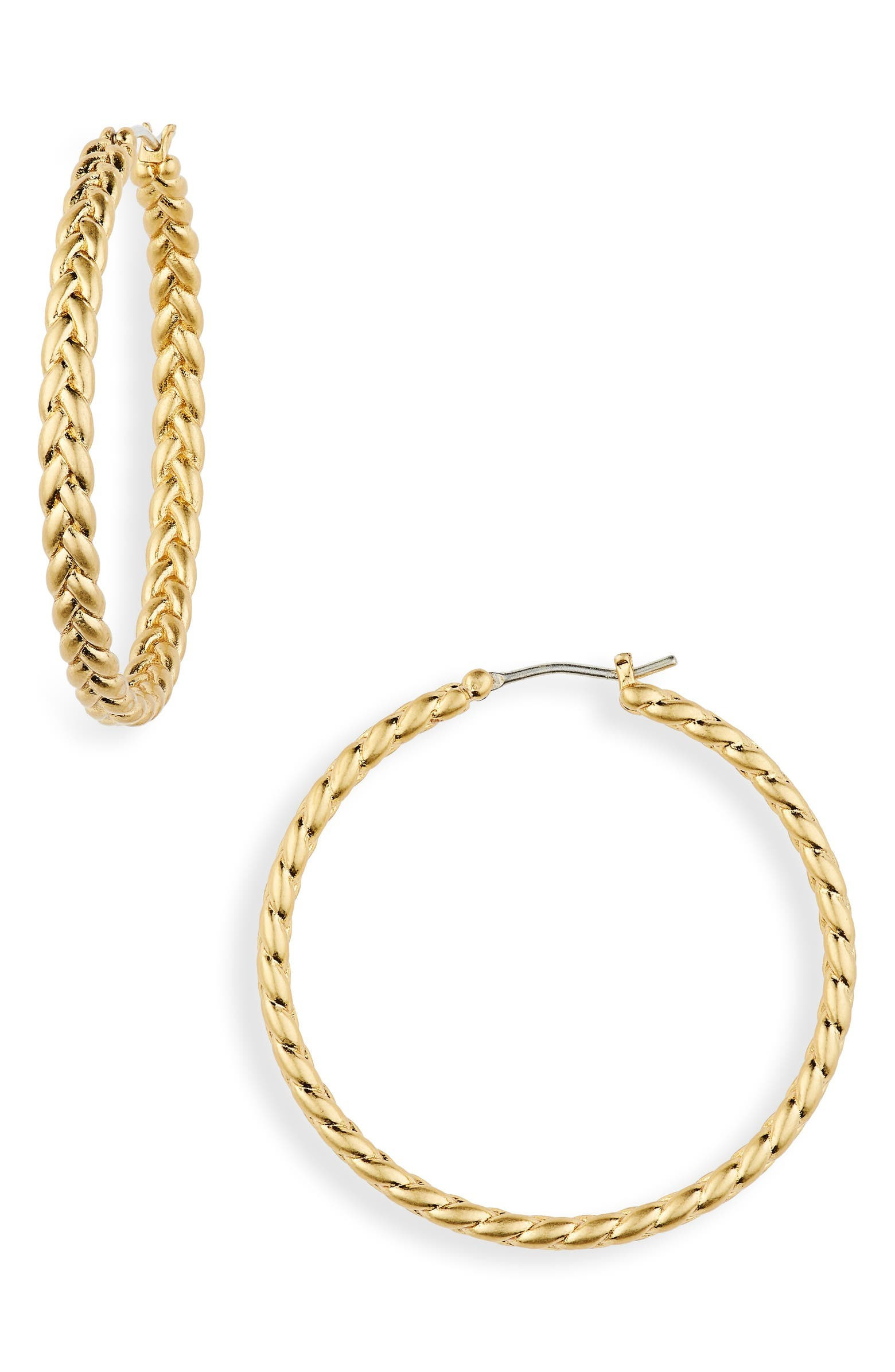 Braided Hoop Earrings | Nordstrom