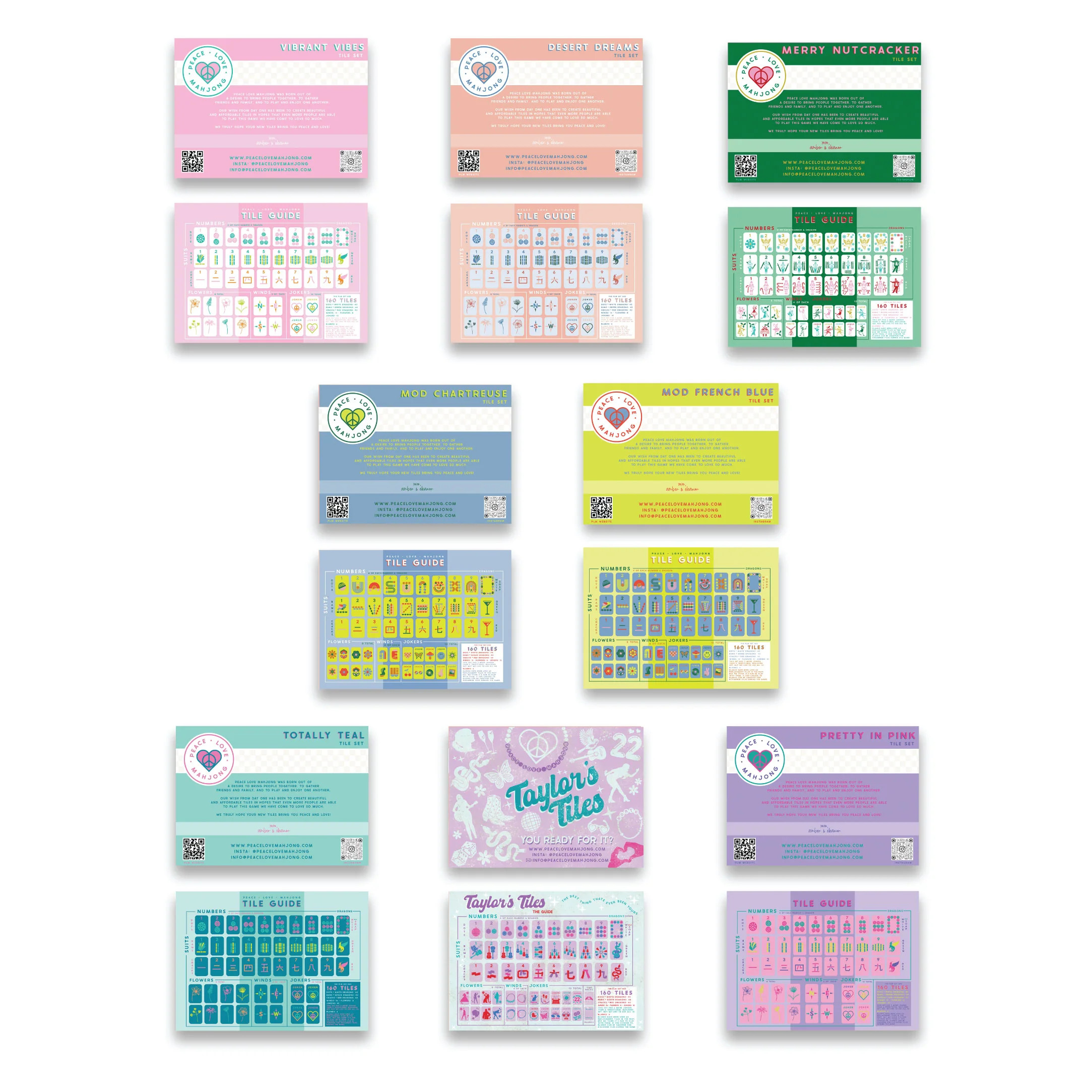 Tile Guides (Extra/Replacement) | Peace Love Mahjong