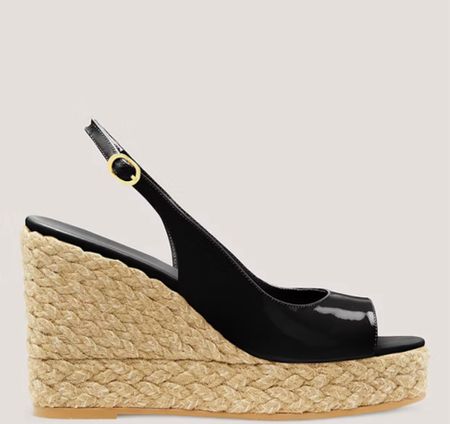 The Stuart W outlet is having a great sale. 30% off already reduced   shoes, wedges and heels. I own these in a different color and like them so much I want to add the black to my Summer wardrobe. 

#LTKsalealert