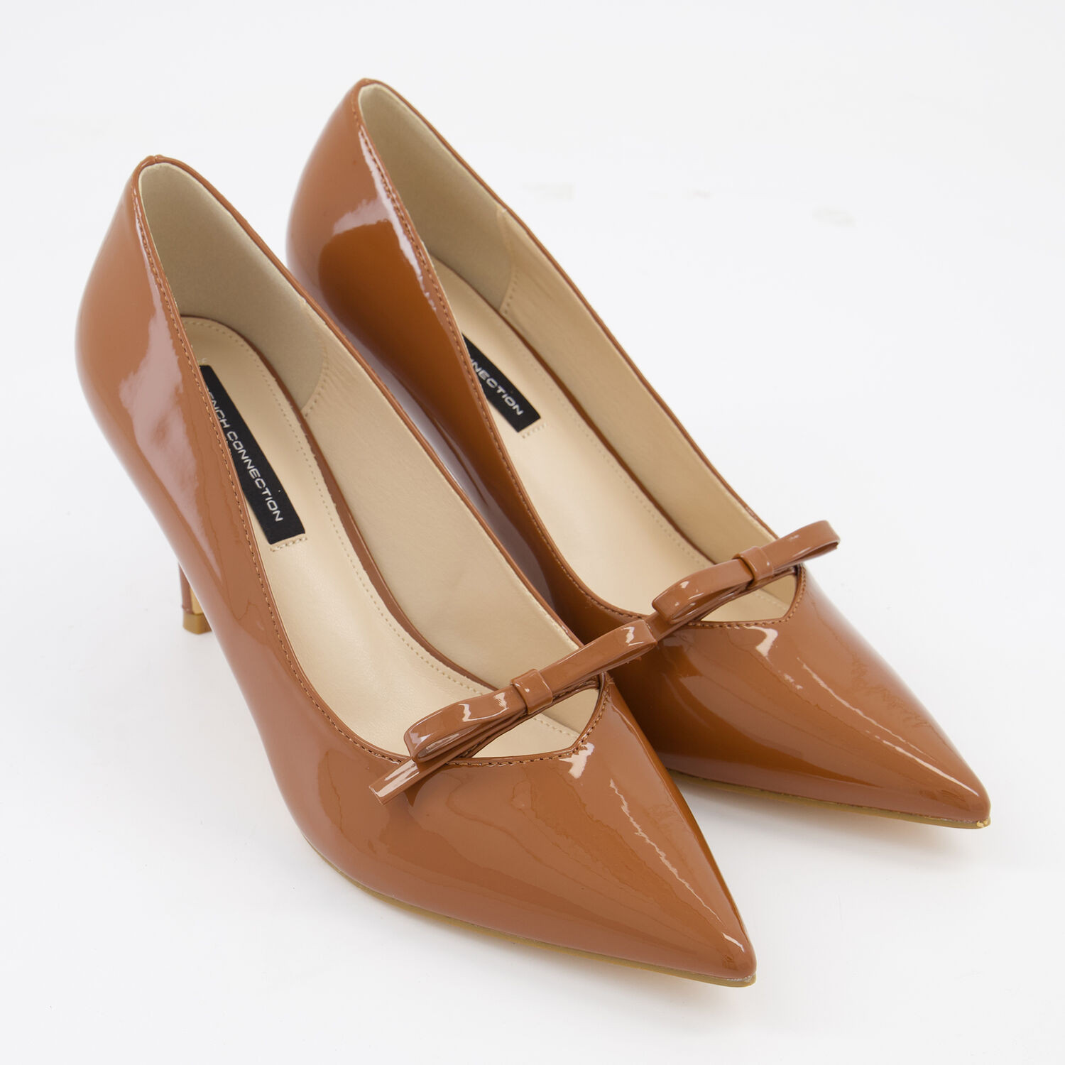 Brown Patent Heels | TK Maxx