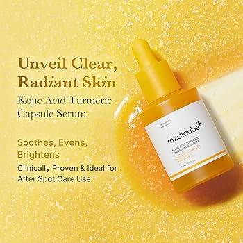medicube Kojic Acid Turmeric Clarifying & Balancing Capsule Serum for Troubled Skin | Soothing & ... | Amazon (US)