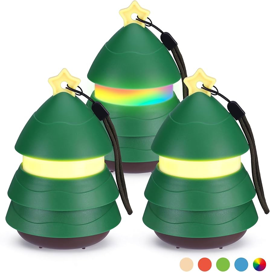 Christmas Gift EverBrite Christmas Tree Lantern 3 Pack, 5 Light Modes Holiday Decoration Presents... | Amazon (US)