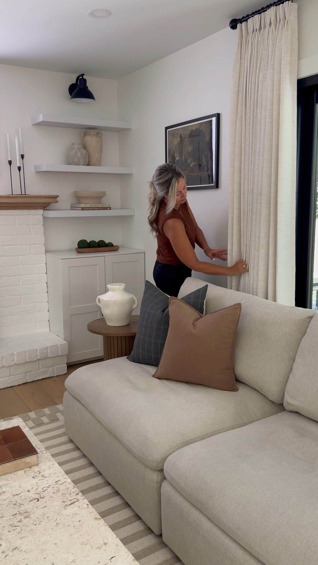 Beautiful, quality window treatments👌🏼

They truly elevate a space and make a big difference in the way your home looks and feels.

DISCOUNT CODE: Use ‘TARYNFALCONER‘ at checkout to save 25% off your order.

Curtain details;
•Lily linen
•Beige White 1908-1
•Triple pleat
•Memory shaped 
•117 gsm cotton liner

#windowtreatments #linen #curtains #pleated #homedecor #cozyhome #affordable #neutralhome #homefind

#LTKHome