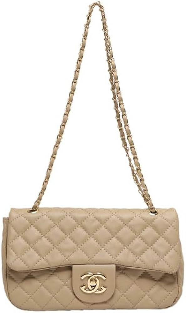 Shoulder Bag Small Square Bag-Khaki | Amazon (US)