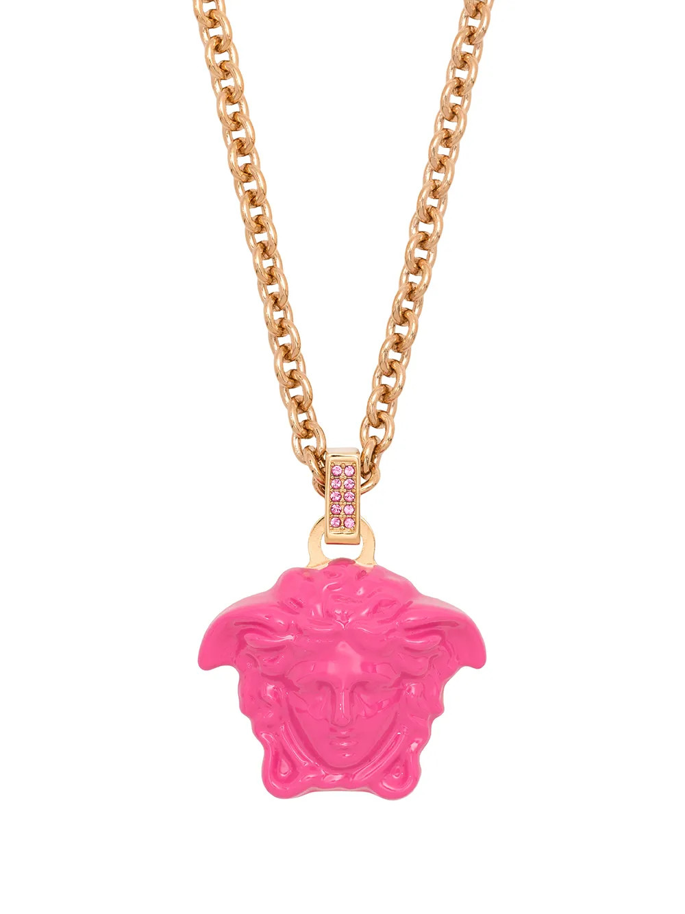 Versace Medusa Logo Necklace - Farfetch | Farfetch Global