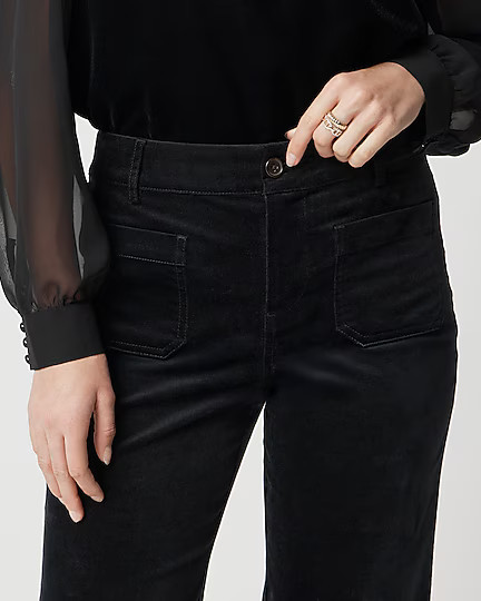 Velvet Lizzie patch-pocket pant | J.Crew Factory