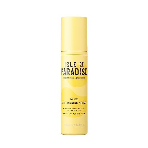 Isle of Paradise Express Self Tanning Mousse - 30 Min Fast Developing Self Tanner - Color Correct... | Amazon (US)