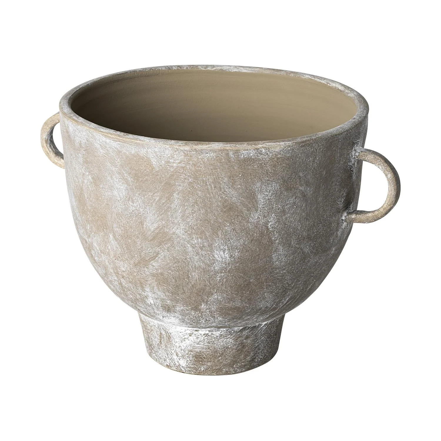 Mercana Deya Large Rustic Brown Ceramic Decorative Vase | Walmart (US)