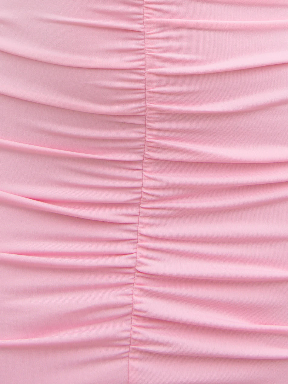 Shayla Ruched Cut Out Jersey Maxi Dress | Pretty Lavish (UK)