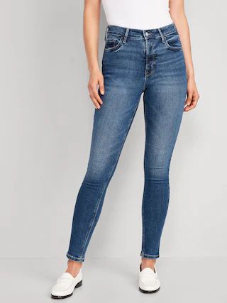 High-Waisted Rockstar Super-Skinny Jeans for Women | Old Navy (US)