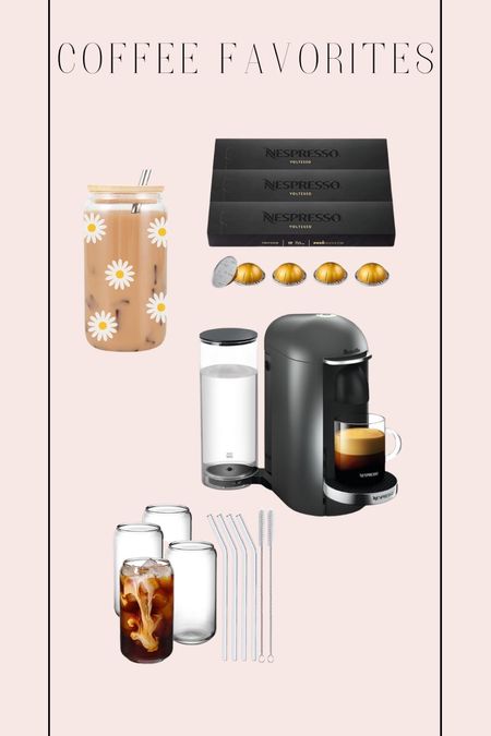 My at home iced coffee favorites!! 