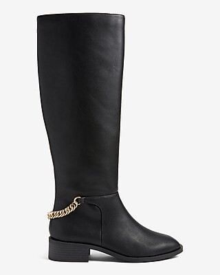 Chain Riding Boots | Express