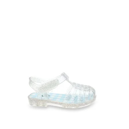 Wonder Nation Baby Girls Glitter Jelly Fisherman Sandal | Walmart (US)
