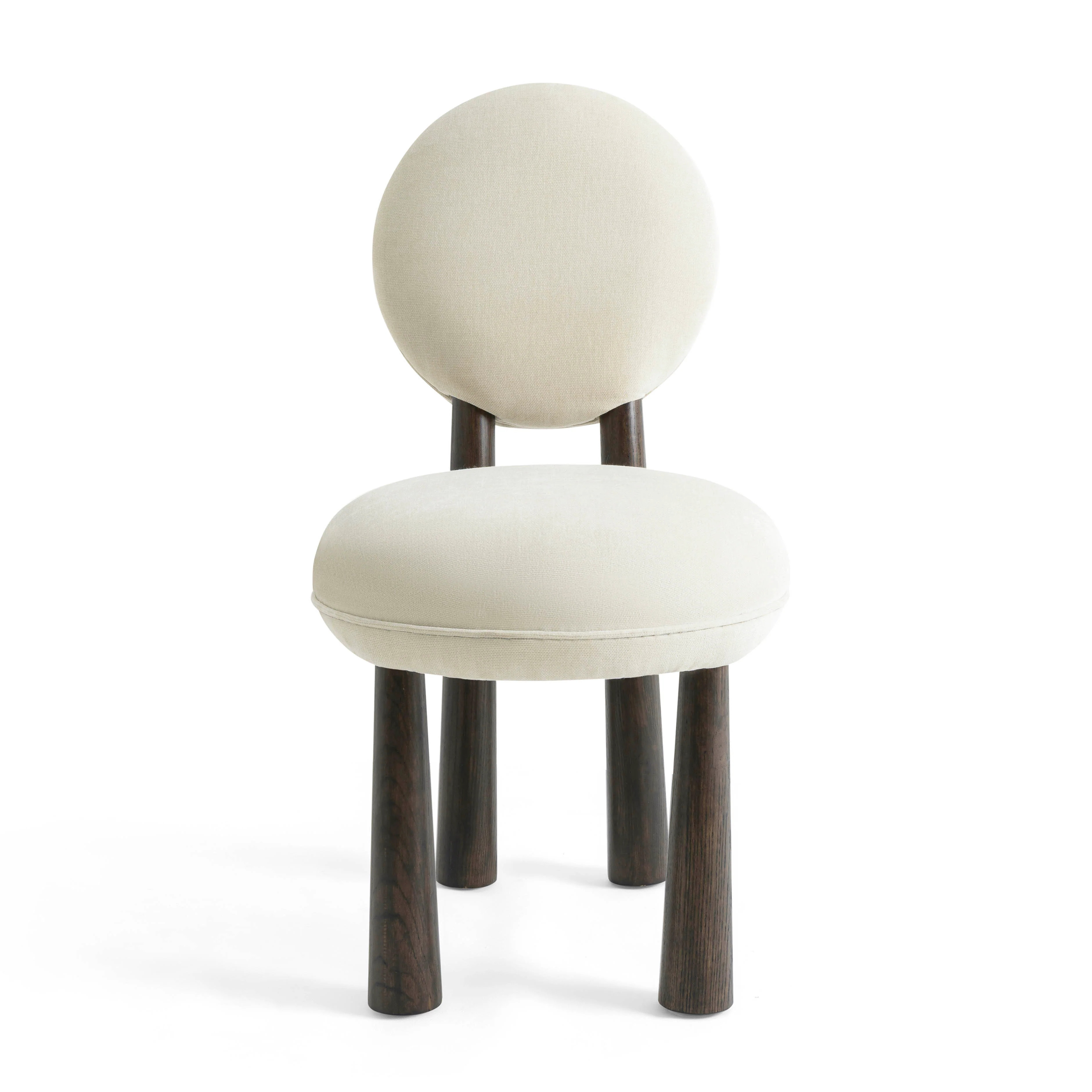 Sulley Cream Performance Chenille Dining Chair – TOV | TOV Furniture