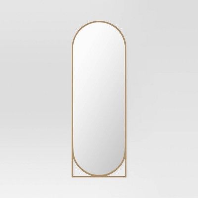 20" x 58" Full Length Floor Mirror Gold - Threshold™ | Target