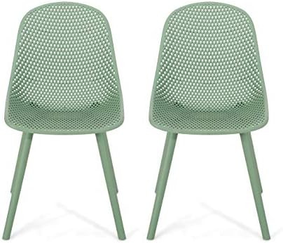 Christopher Knight Home 312460 Darleen Outdoor Dining Chair (Set of 2), Green | Amazon (CA)