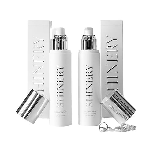 Shinery Jewelry Wash - Jewelry Cleaner Hand Wash Solution, Plant-Based Ring Cleaner Safe All Metals Stones, No Removing Jewelry, Made in The USA - 2 Pack | Amazon (US)