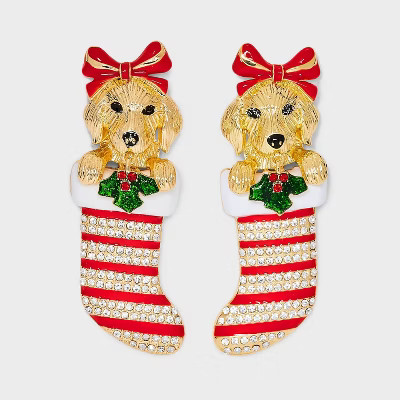 SUGARFIX by BaubleBar "Santa Paws" Stud Earrings | Target