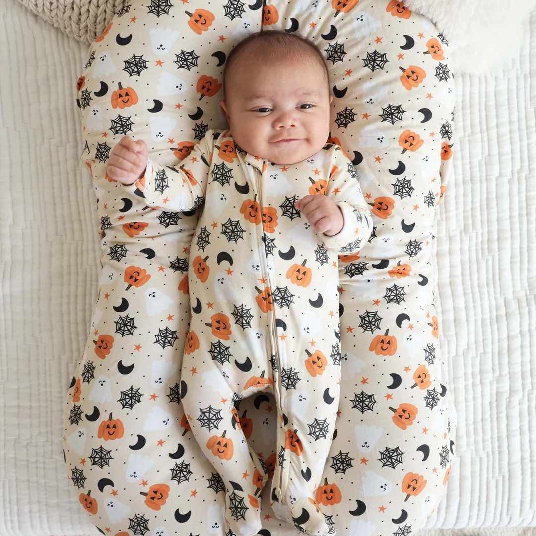 Spooky Boo Zipper Footie | Caden Lane