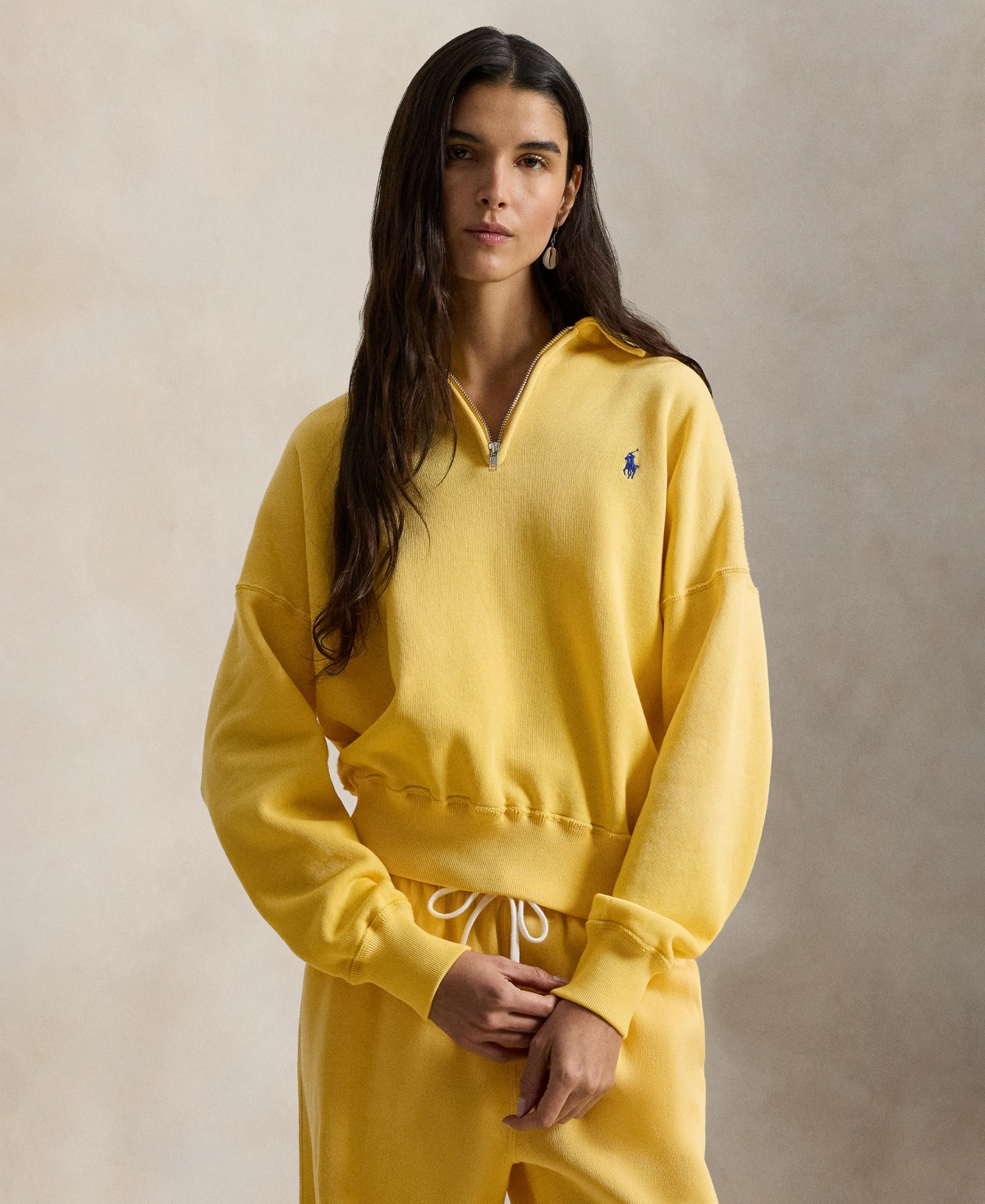 Polo Ralph Lauren Women's Arctic Long-Sleeve Top - Collegiate Yellow | Macy's