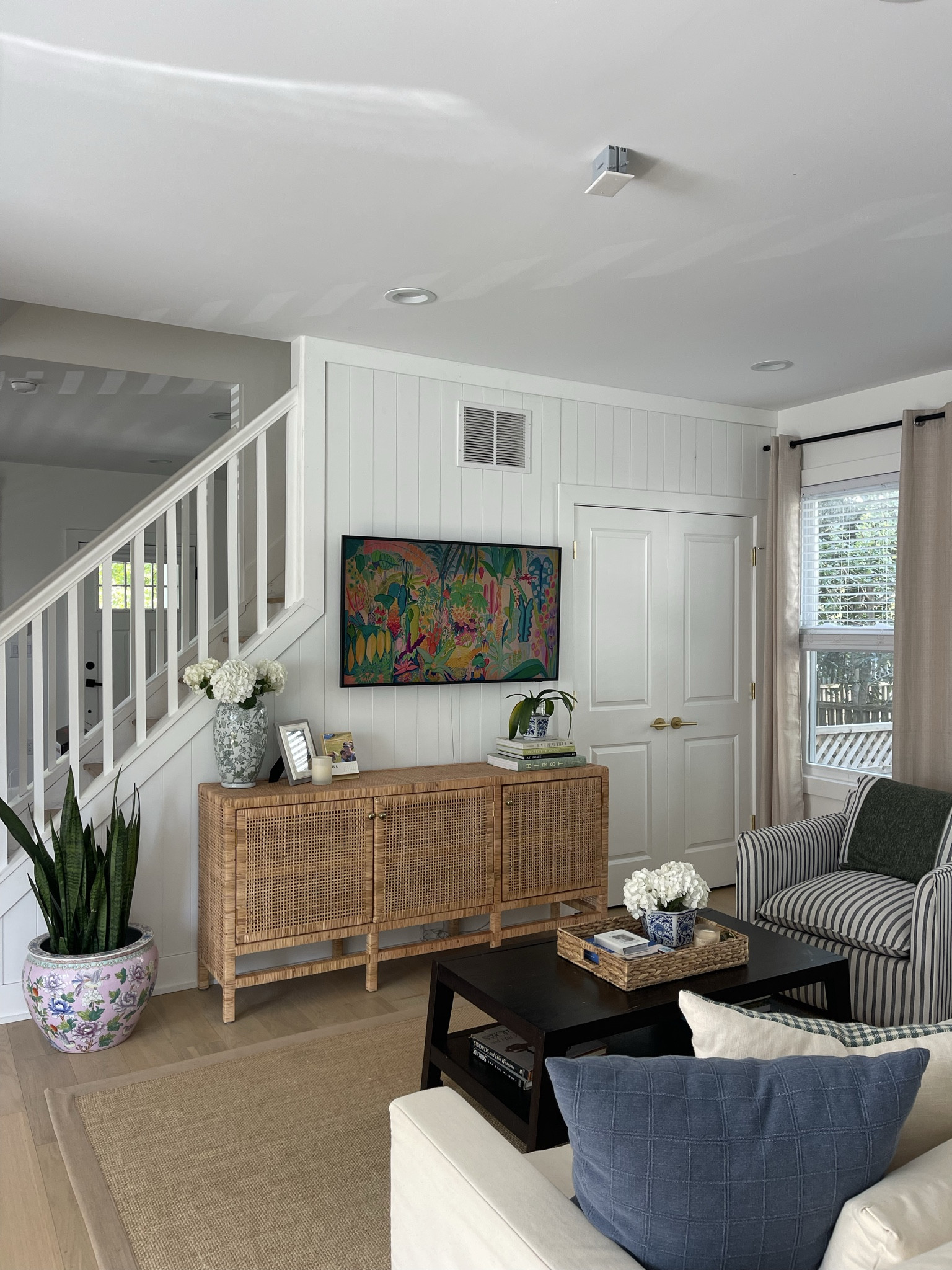 [7/28/25] living room decor - linking everything I can + similar options! 

couch is from sixpenny details: Devyn Chaise Sectional, 4 pc, Cotton Canvas, Beach Walk, feather down fill

#LTKHome #LTKSeasonal