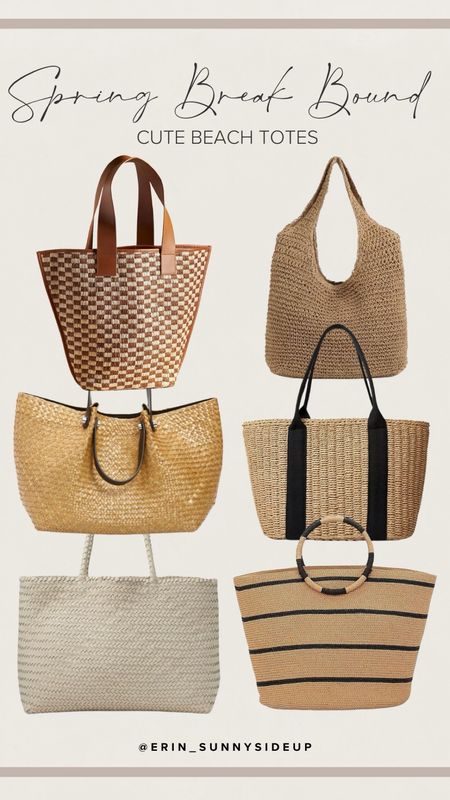 Spring Break Bound: The cutest totes for the spring and summer! 

#LTKSeasonal #LTKfindsunder100 #LTKstyletip