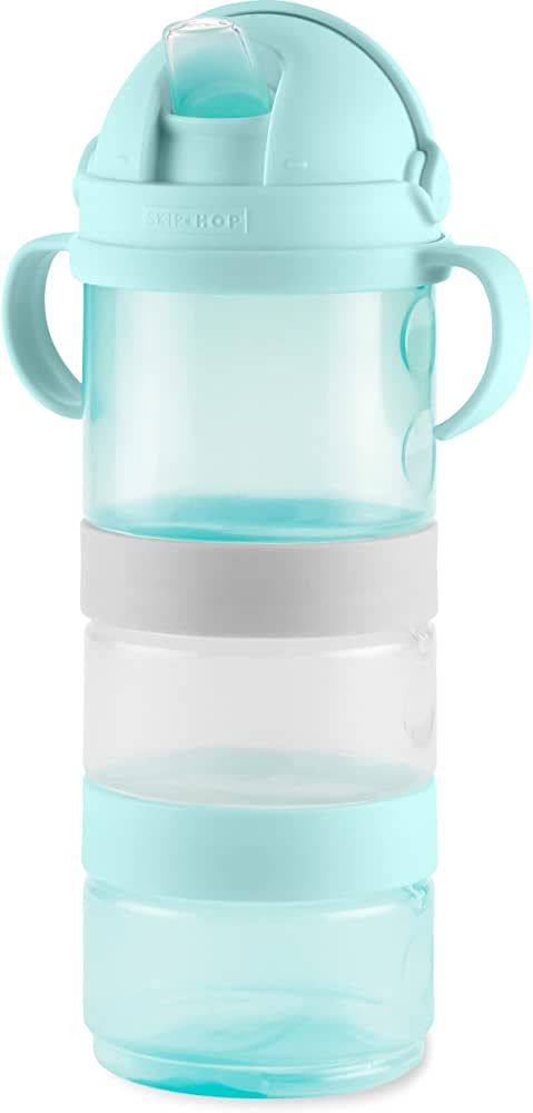 Skip Hop Stackable Snack Container & Sippy Cup, Grey Teal | Amazon (US)