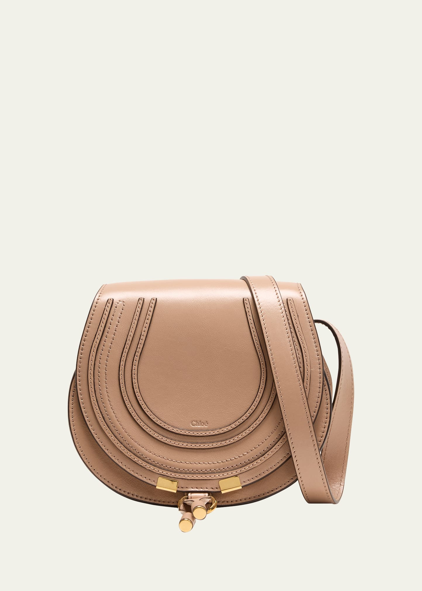 Chloe Marcie Small Crossbody Bag in Shiny Calfskin | Bergdorf Goodman
