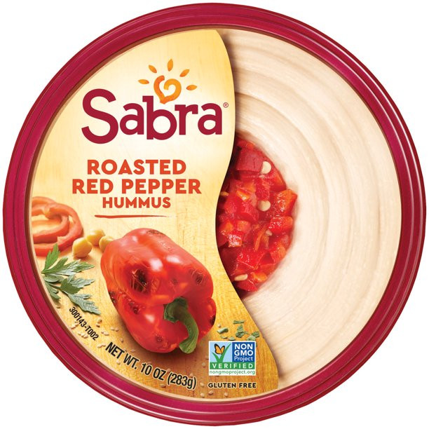 Sabra Roasted Red Pepper Hummus, 10 oz - Walmart.com | Walmart (US)