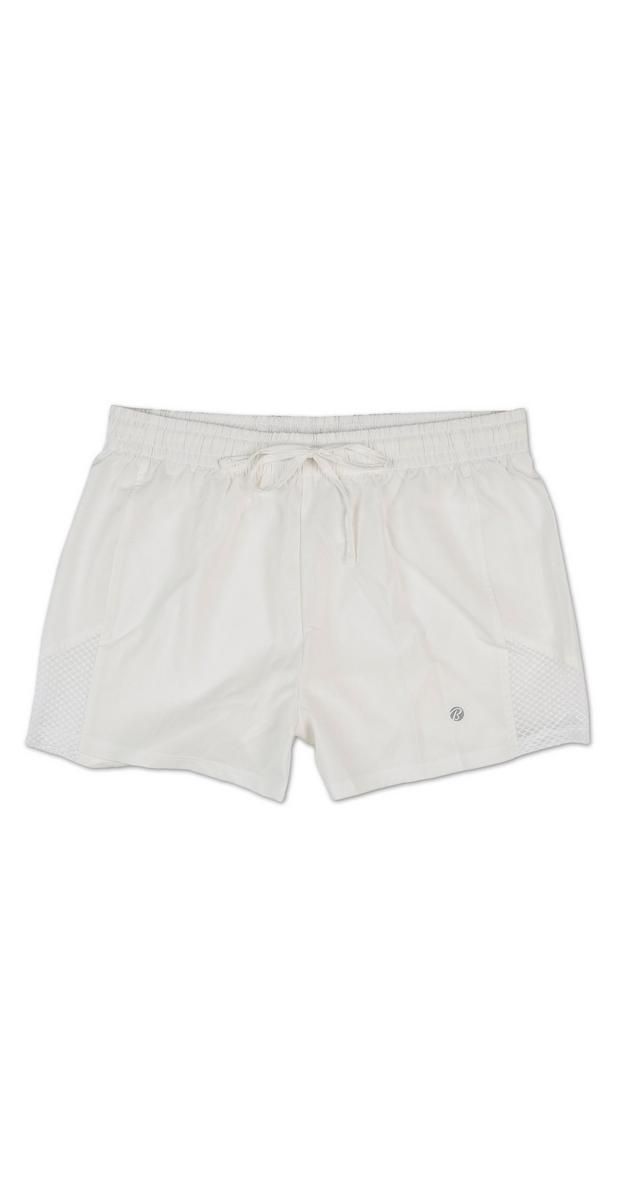 Women's Active Mesh Running Shorts - White-white-1404894236810  | Burkes Outlet | bealls