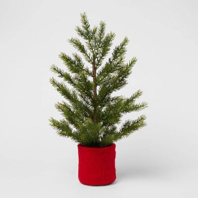 2ft Artificial Table Tree in Pot Red - Threshold™ | Target