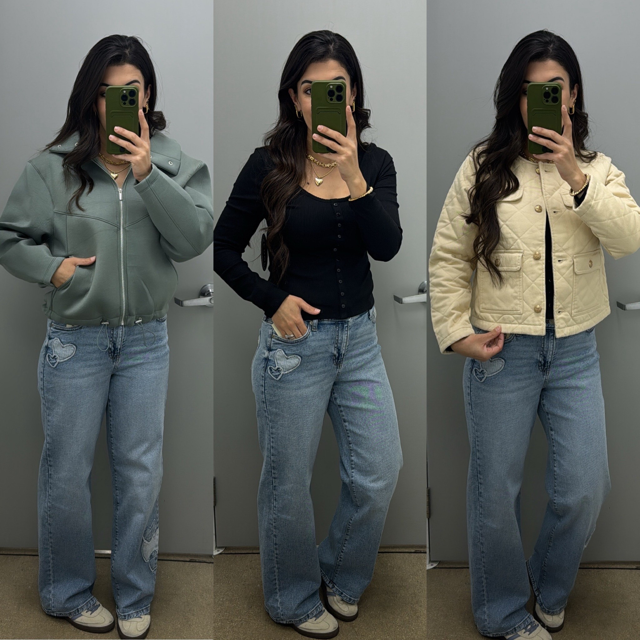 Walmart outfit idea ⬇️⬇️⬇️
•Jeans in size XS
•Shirt in size M
•Jacket in size S
•ScubaKnit vest in size XS


#LTKSeasonal #LTKFindsUnder50 #LTKFindsUnder100