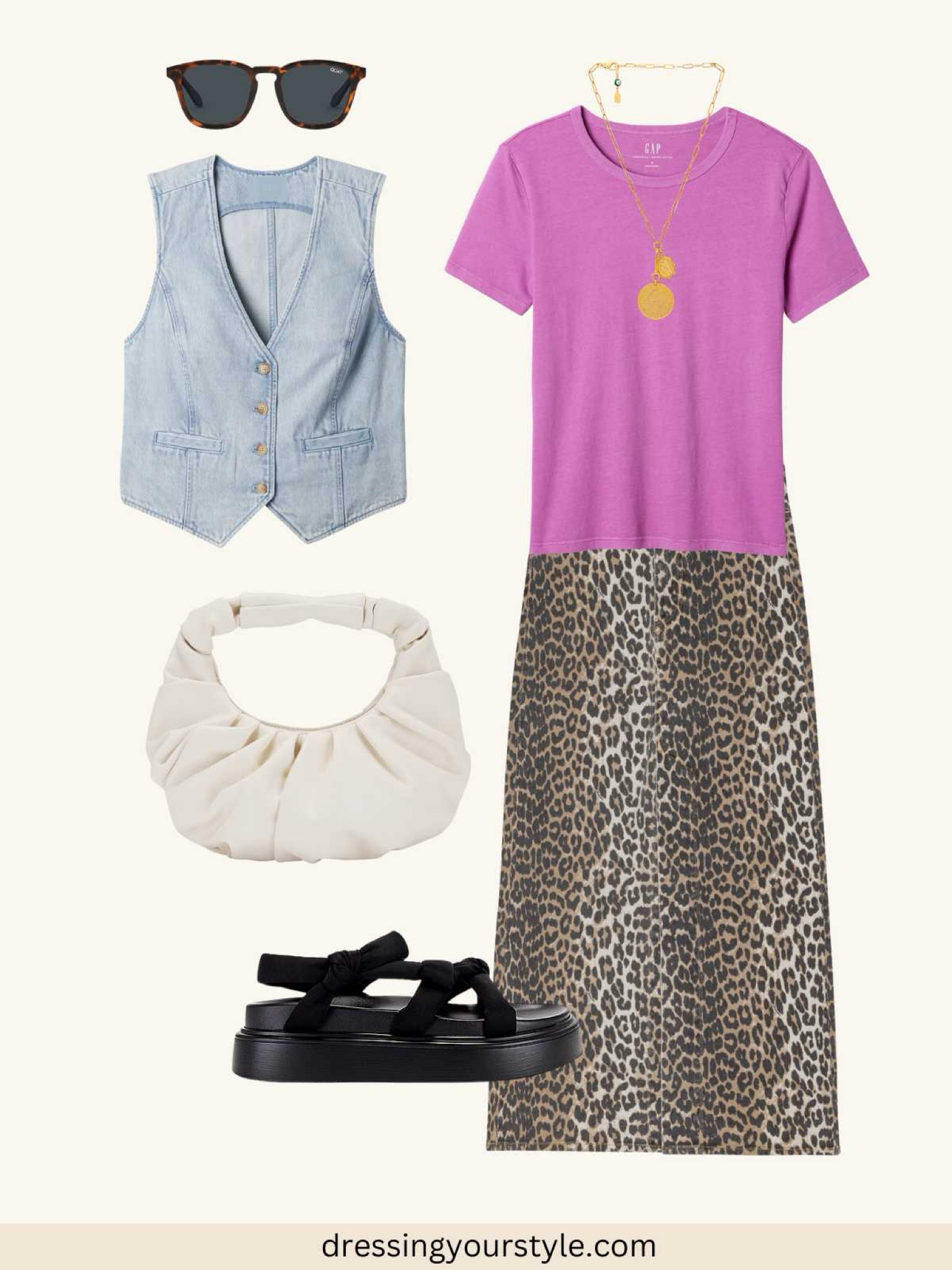 Leopard print skirt outfit for summer 

#LTKOver40 #LTKFindsUnder50 #LTKSeasonal