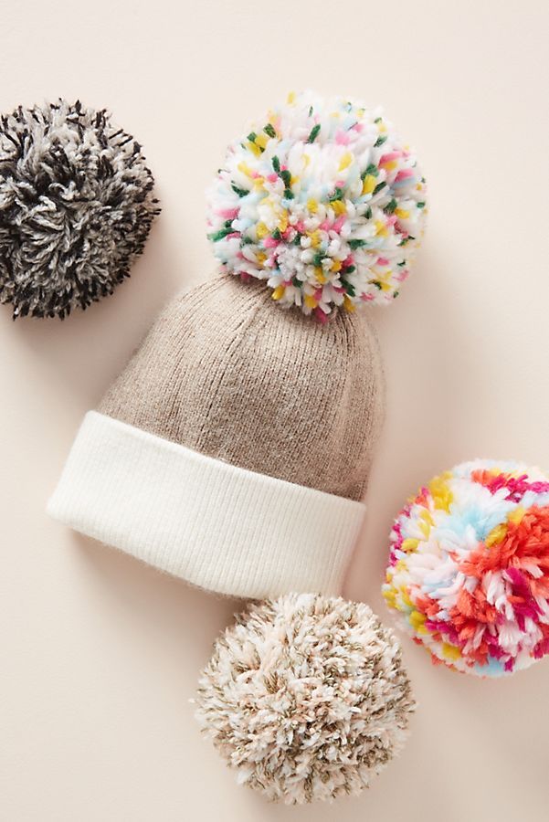 Pick-A-Pom Multicolored Topper | Anthropologie (US)