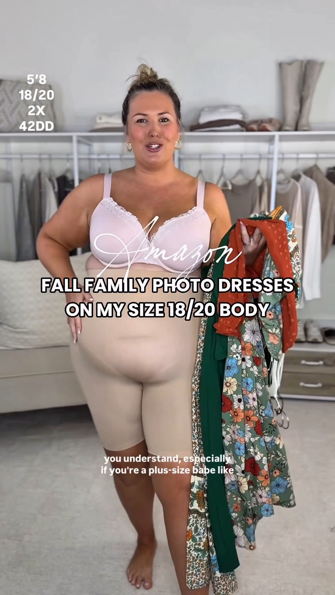Amazon fall fashion! Wearing a 2X in everything! I’m wearing an 18W in the third dress and would size up. Plus size, outfit inspo, apron belly, fall fashion, mom life

#LTKActive #LTKMidsize #LTKSeasonal