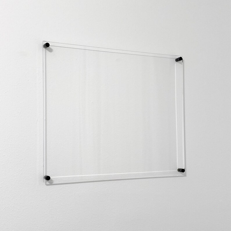 Acrylic Dry Erase Board, Acrylic Wall Calendar Whiteboard, Floating Wall Mounted Message Board, F... | Etsy (US)