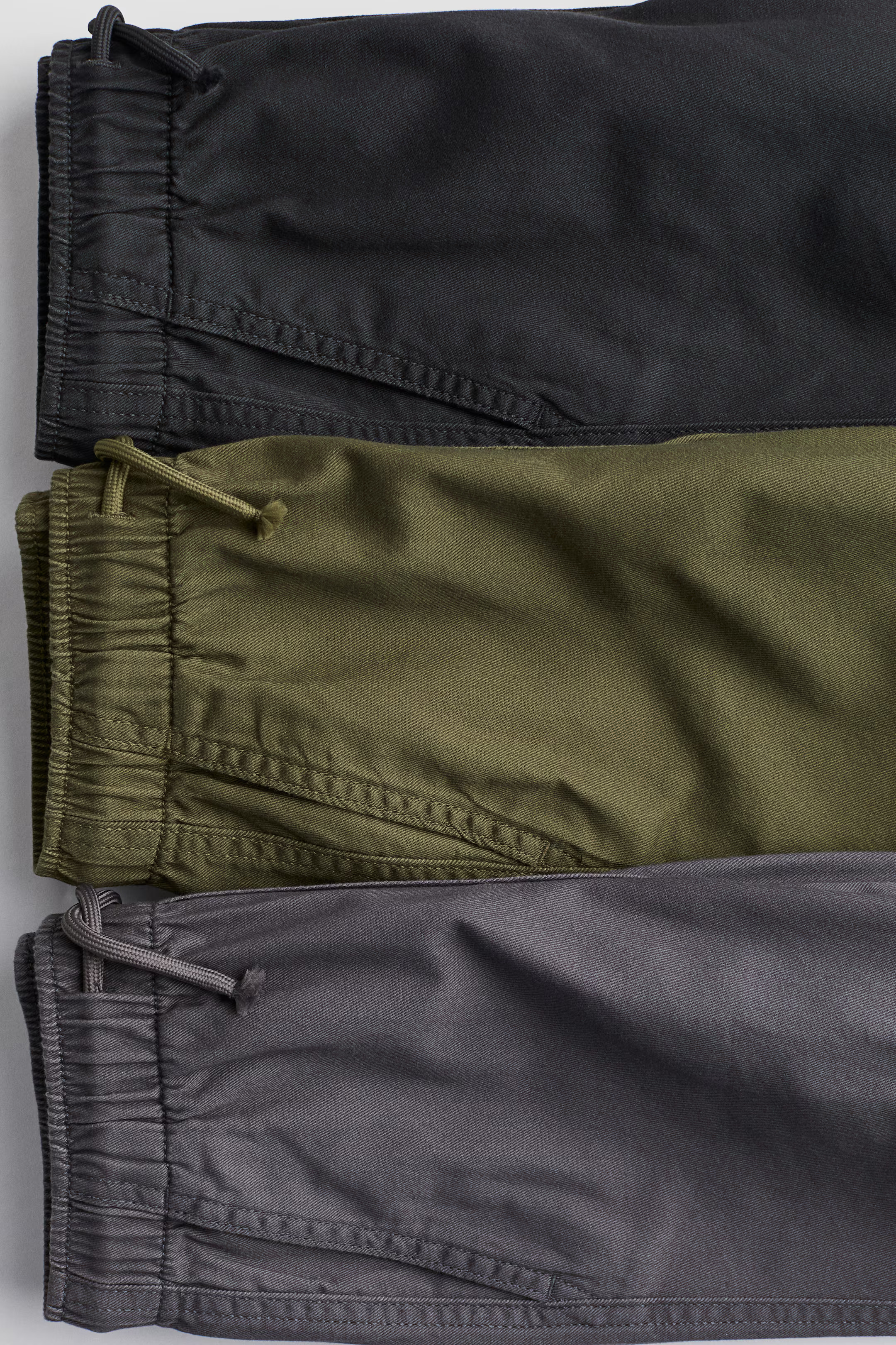 3-pack Cotton Joggers | H&M (US + CA)