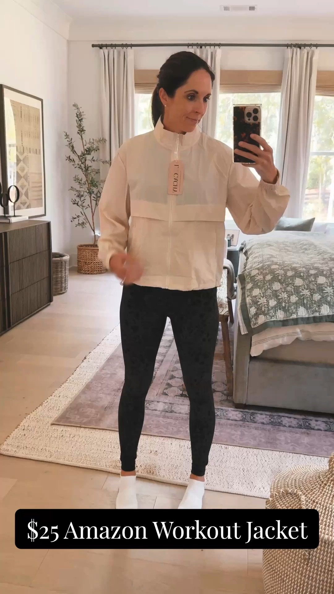 This $25 lightweight zip up Amazon athletic jacket is so comfy! Wind proof and waterproof - perfect for before or after a workout in the Fall 🍂✨

#LTKSeasonal #LTKfitnessgoals #LTKActive