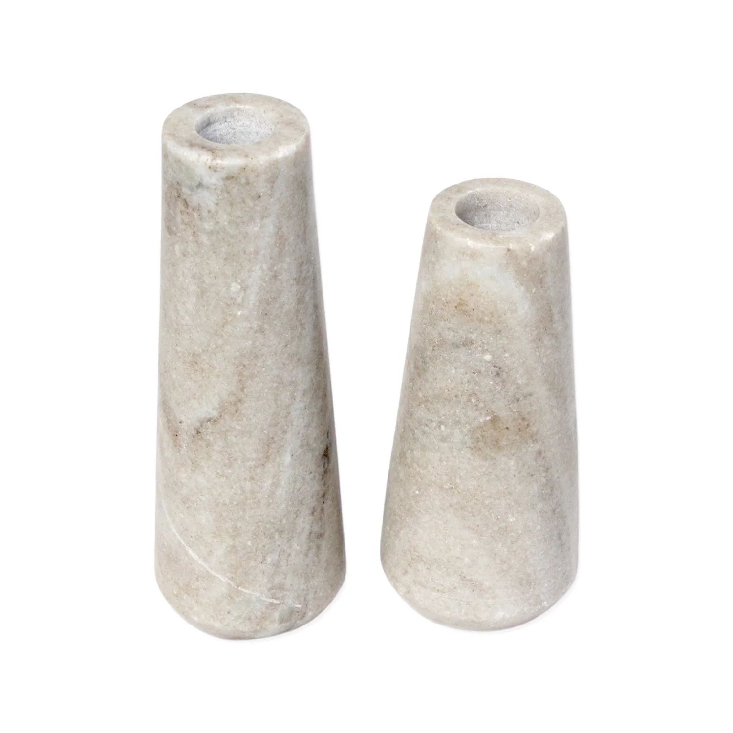 Marble Taper Candle Holders, Set of 2 | StyleMeGHD