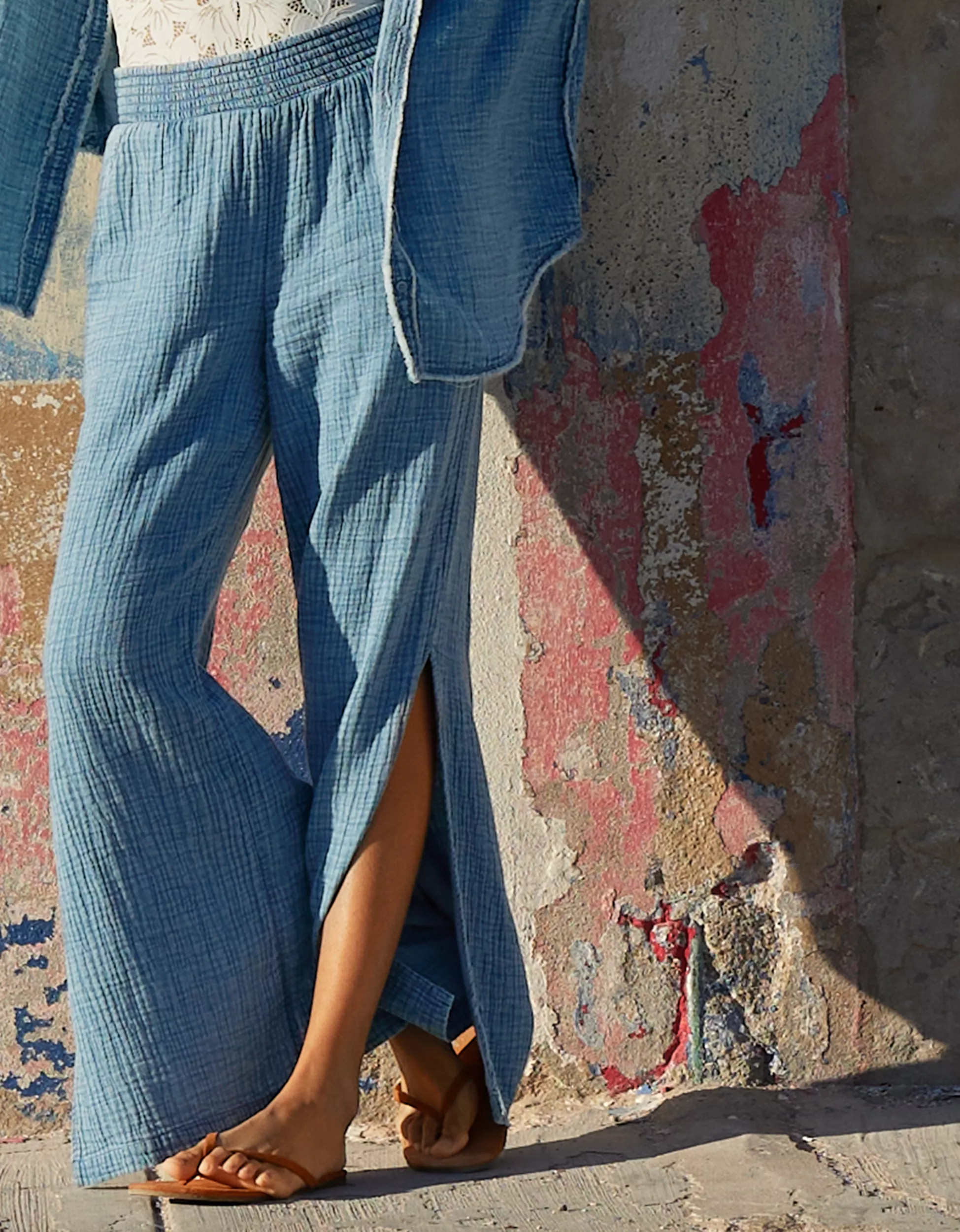 Aerie High Waisted Pool-To-Party Pant | Aerie