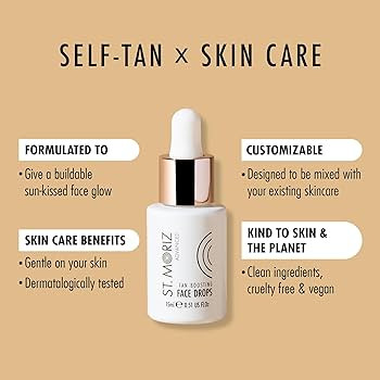 St. Moriz Advanced Self Tanning Drops for Face, Tan Boosting Face Drops (0.51 Fl Oz) - Self Tanne... | Amazon (US)