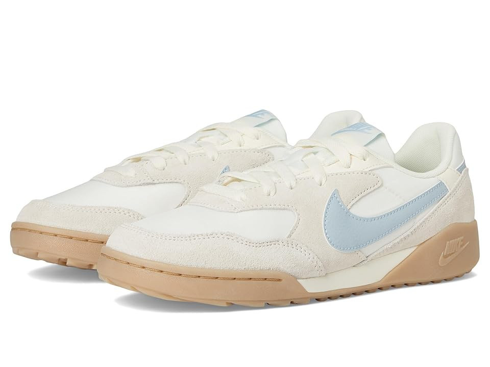Nike Terra Manta Suede Women's Shoes Pale Ivory/Light Armory Blue : 9.5 B - Medium | Zappos