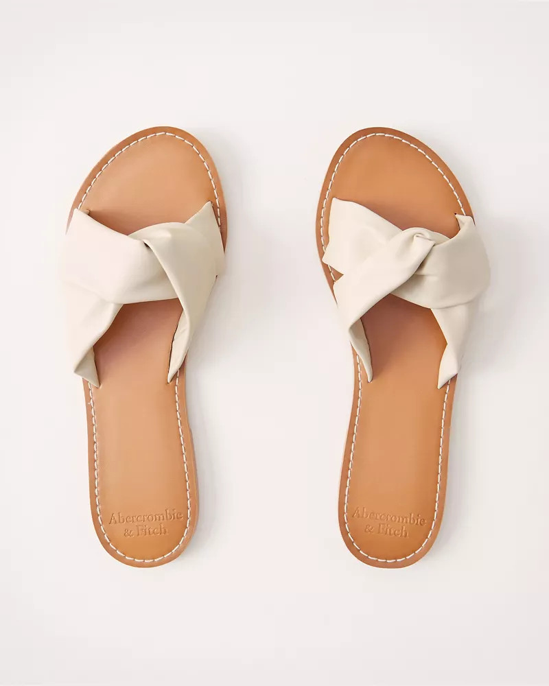 Twist Strap Slides | Abercrombie & Fitch US & UK