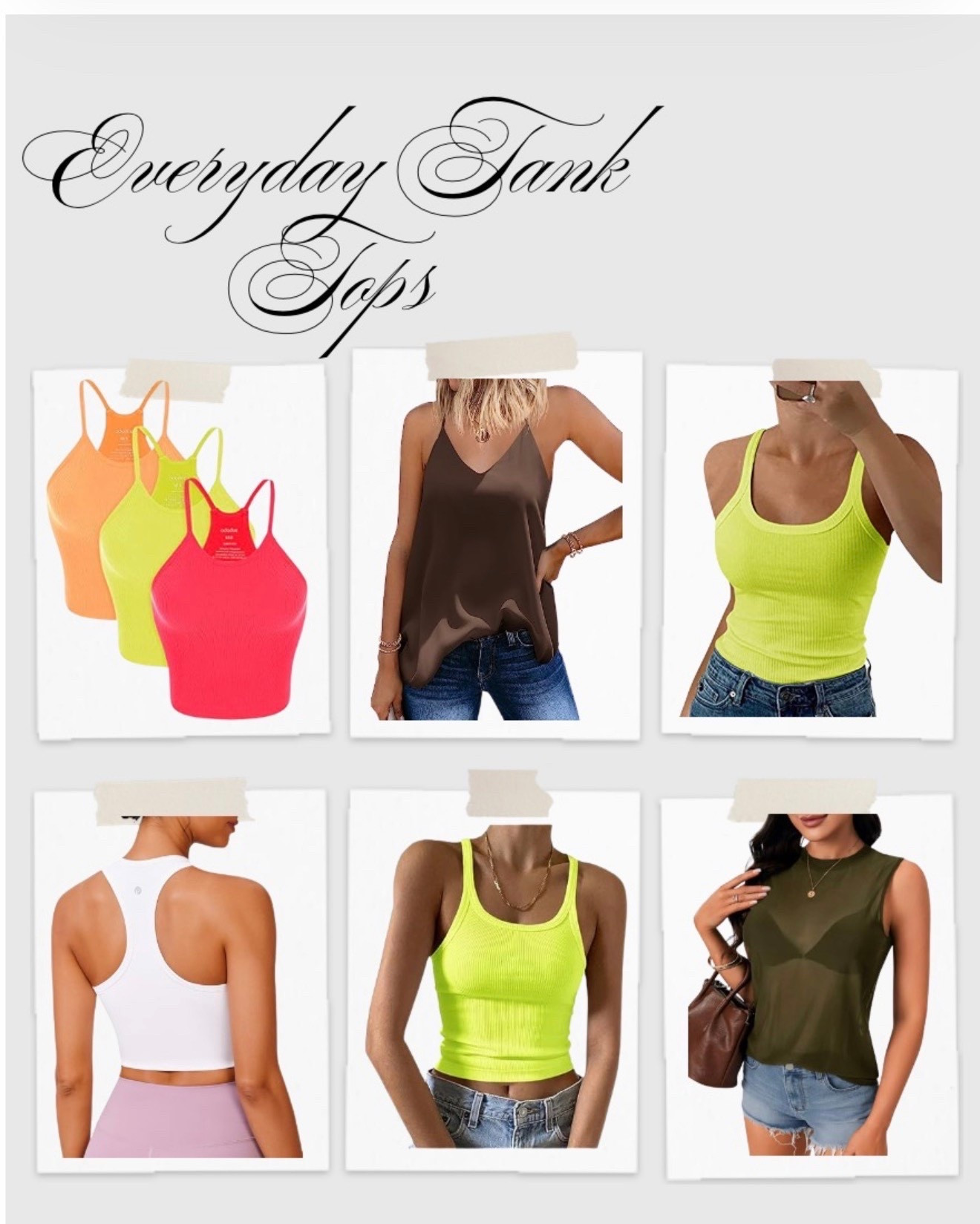 The everyday tank I keep reaching for! 🤍 These are the perfect basics — super soft, flattering, and easy to style with literally everything. I love layering them under jackets or wearing them solo with leggings or denim. Such a staple piece you’ll wear on repeat!

Linked my favorite colors here 👇

#liketkit #LTKStyle #LTKFinds #LTKUnder50 #EverydayStyle #WardrobeStaples #BasicButBetter #AmazonFashion #OOTDInspo #CasualStyle #SimpleStyle #CapsuleWardrobe #EverydayOutfit #StyleOnRepeat

#LTKdayinmylife #LTKmomlife #LTKootd