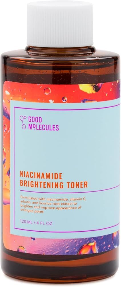 Good Molecules Niacinamide Brightening Toner 120ml/4oz - Facial Toner with Niacinamide, Vitamin C... | Amazon (US)